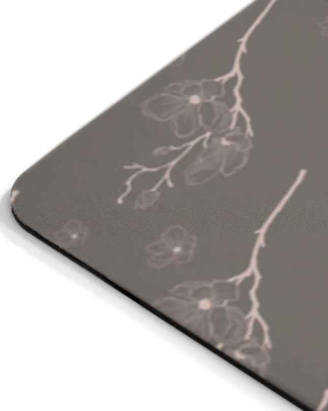 Elegant Floral Neoprene Mouse Pad for a Stylish Office Experience
