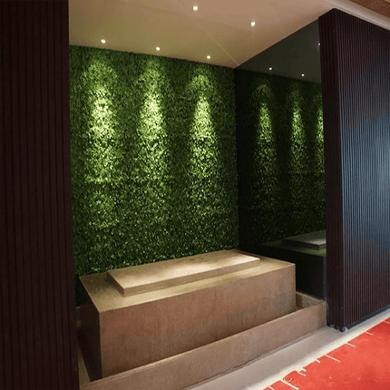 AliKopy 11 Sq ft Green Boxwood Hedge Wall Mat - 4 Durable Panels, UV-R