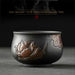 Purple Lotus Pottery Teacup for Kung Fu Tea Enthusiasts