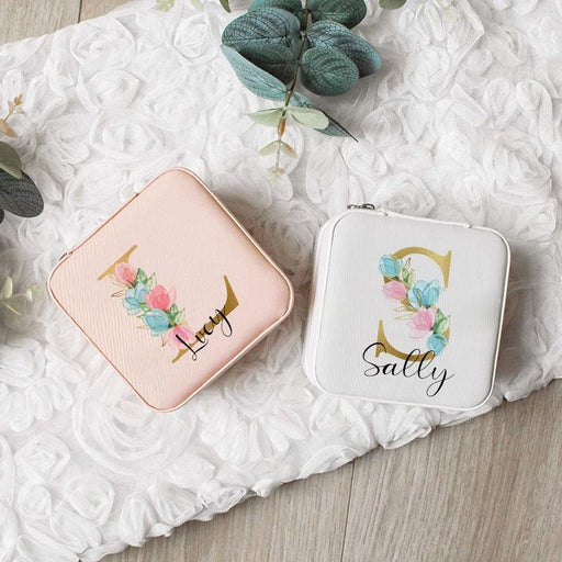 Elegant Personalized Jewelry Organizer: Chic, Compact, and Customizable