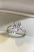 Elegant Lab Grown Diamond Ring with Moissanite Accents
