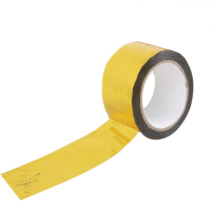 AliKopy 100 Yds 2" Gold Metallic Adhesive Tape - Durable Floral Wrap