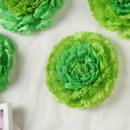 AliKopy Set of 6 Mint Green 3D Paper Flowers Wall Decor - 12"-20
