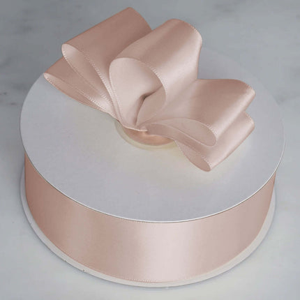 AliKopy 50 Yards 1.5" Nude Decorative Satin Ribbon - Soft, Versatile