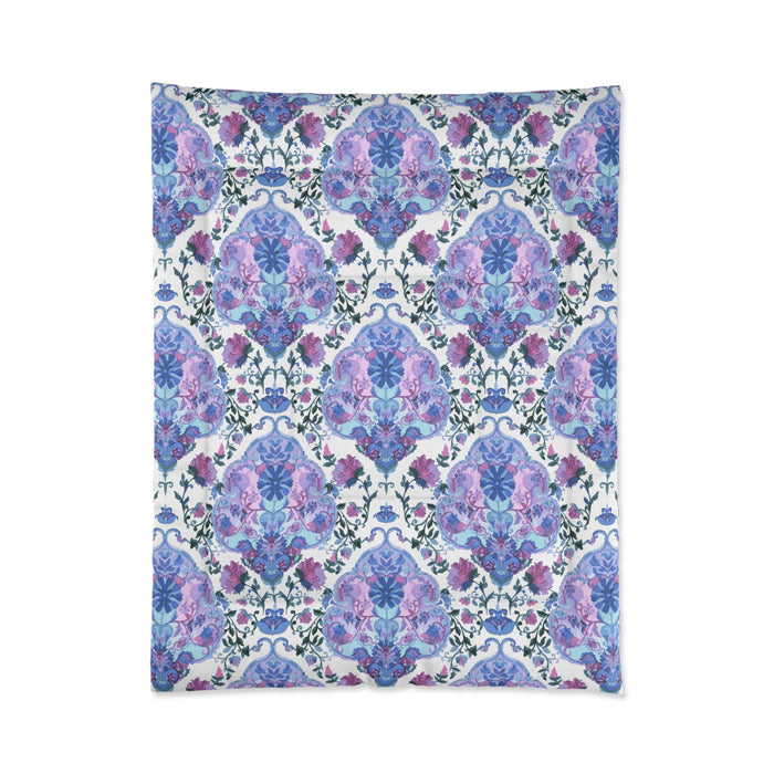 Elegant Paisley Comforter Set - Premium Polyester Snuggle Blanket