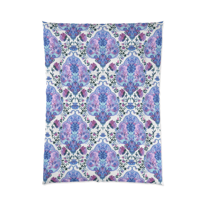 Elegant Paisley Comforter - Luxurious Polyester Snug Blanket
