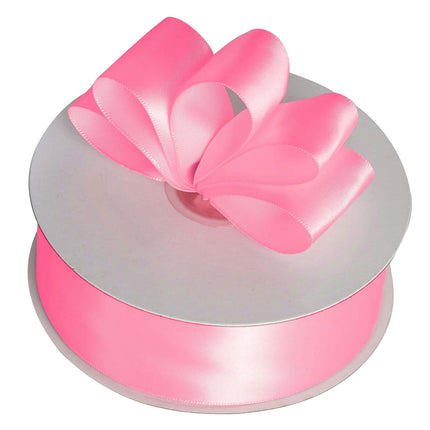 AliKopy 50 Yards 1.5" Pink Satin Ribbon - Single Face, Durable & Elega