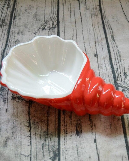 Chic Porcelain Conch Plate Set - A Must-Have for Elegant Dining