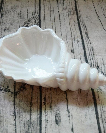 Chic Porcelain Conch Plate Set - A Must-Have for Elegant Dining