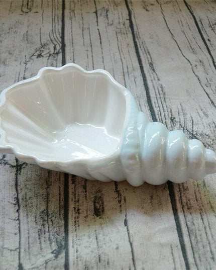 Chic Porcelain Conch Plate Set - A Must-Have for Elegant Dining