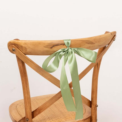 AliKopy 50 Yards 1.5" Sage Green Satin Ribbon - Single Face, Durable