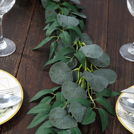 AliKopy 20 LED Eucalyptus Leaf Fairy String Lights - Battery Operated,