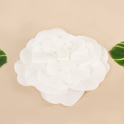 AliKopy 2 Pack 20" Large Real Touch Foam DIY Craft Roses - Lifesize &