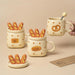 Artisanal Irregular Bread Sculpt Ceramic Coffee Cups with Chieftain-Inspired Design