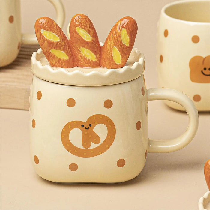 Elevate Your Mornings with Hand-Pinched Irregular Bread Sculpt Coffee Cups