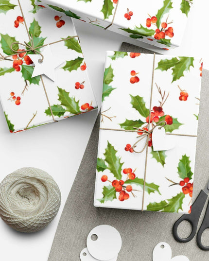 Elegant Artisan Holiday Wrapping Set - Handcrafted Luxury with Matte & Satin Finishes