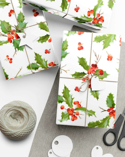 Elegant Artisan Holiday Wrapping Set - Handcrafted Luxury with Matte & Satin Finishes