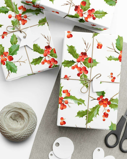 Elegant Artisan Holiday Wrapping Set - Handcrafted Luxury with Matte & Satin Finishes