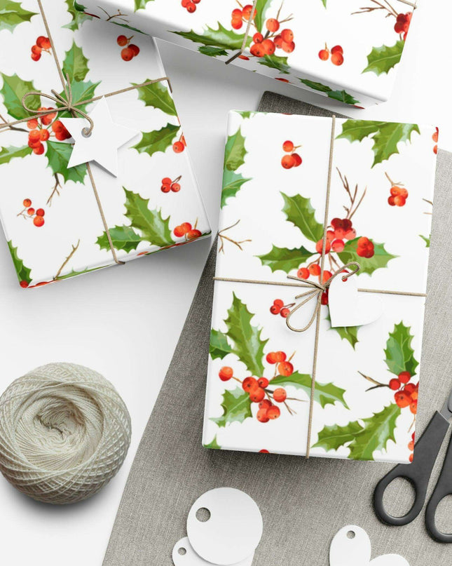 Elegant Artisan Holiday Wrapping Set - Handcrafted Luxury with Matte & Satin Finishes