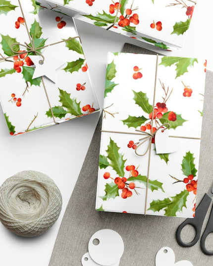 Elegant Artisan Holiday Wrapping Set - Handcrafted Luxury with Matte & Satin Finishes