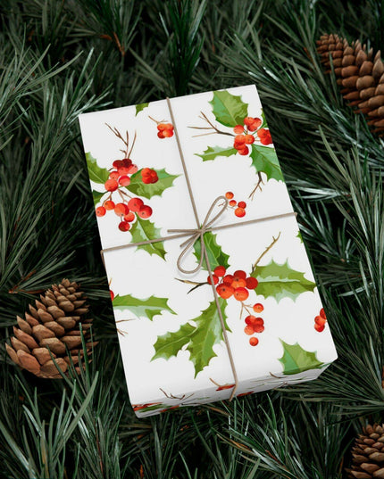 Elegant Artisan Holiday Wrapping Set - Handcrafted Luxury with Matte & Satin Finishes