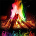 Enchanted Fire Magic Colorful Flames Powder Sachet - Tools for Camping & Adventure