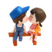 Enchanting Miniature Resin Fairy Tale Couple Chairs Figurines - Whimsical Garden Decor