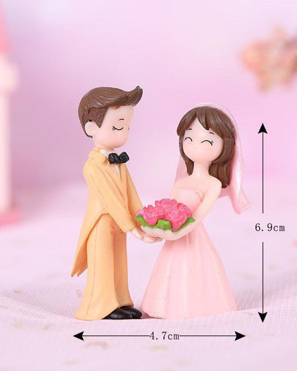 Whimsical Miniature Couple Chairs for Fairy Gardens and Decor