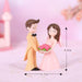 Enchanting Miniature Resin Fairy Tale Couple Chairs Figurines - Whimsical Garden Decor