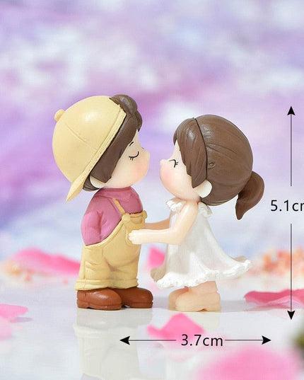 Whimsical Miniature Couple Chairs for Fairy Gardens and Decor