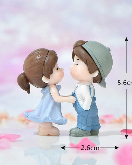 Whimsical Miniature Couple Chairs for Fairy Gardens and Decor