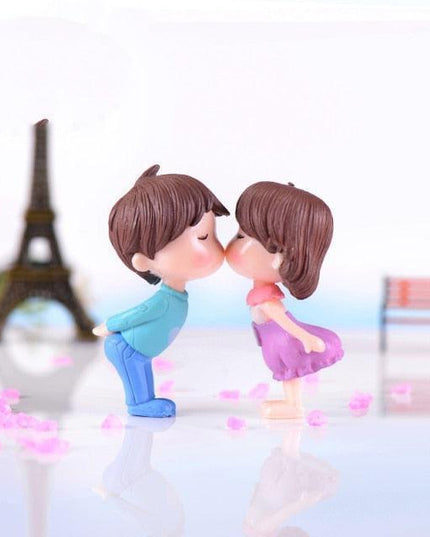 Whimsical Miniature Couple Chairs for Fairy Gardens and Decor