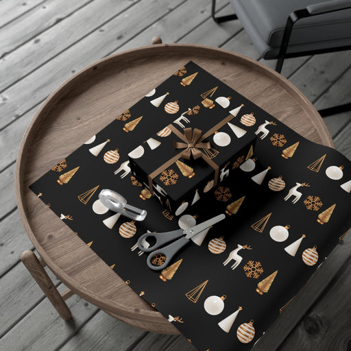 Exquisite Customizable 3D Chess Christmas Gift Wrap Paper with Matte & Satin Finishes