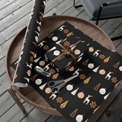 Exquisite Customizable 3D Chess Christmas Gift Wrap Paper with Matte & Satin Finishes