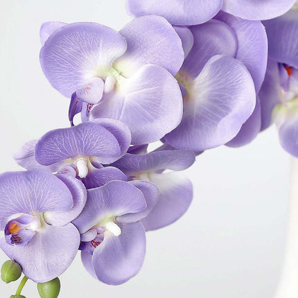 AliKopy 40" Tall Lavender Lilac Silk Orchid Flower Bouquets, 2 Stems