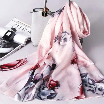 Elegant Blush Hangzhou Silk Scarf: A Timeless Accessory for Women