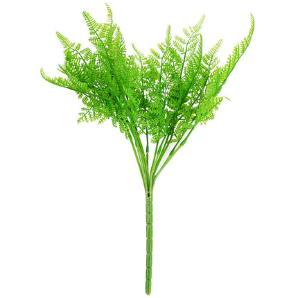 AliKopy 2 Stems Green Faux Asparagus Fern - Realistic Indoor Decor