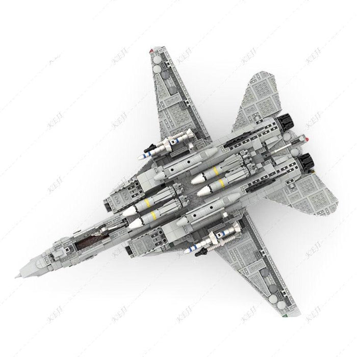 Grumman F-14 Tomcat Aircraft Model Building Set for Kids