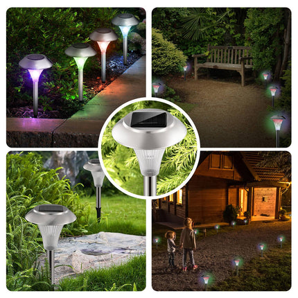 Peekaboo Studio 24-Pcs Solar Garden Lights, IP44 Waterproof, 7 Colors