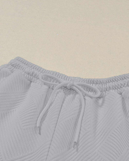 Stylish Gray Textured Lounge Set for Ultimate Relaxation