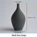 Nordic Elegance Ceramic Vase: Stylish Home Decor and Gift Option