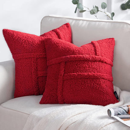 Lamb Wool Double-sided Cushion Cover