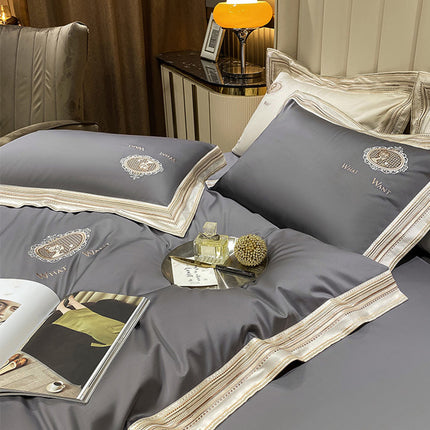 Peekaboo Studio Cotton Satin Quilt Cover - Soft & Breathable Bedding