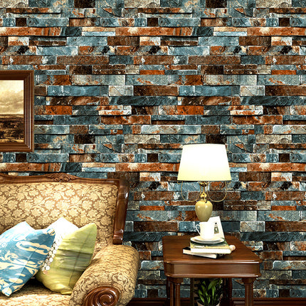 Peekaboo Studio Hall Retro Culture Marble Tile Wallpaper - Easy Peel &