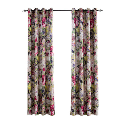 Peekaboo Studio Indoor Living Room Curtain - Printed Design, Light Fil