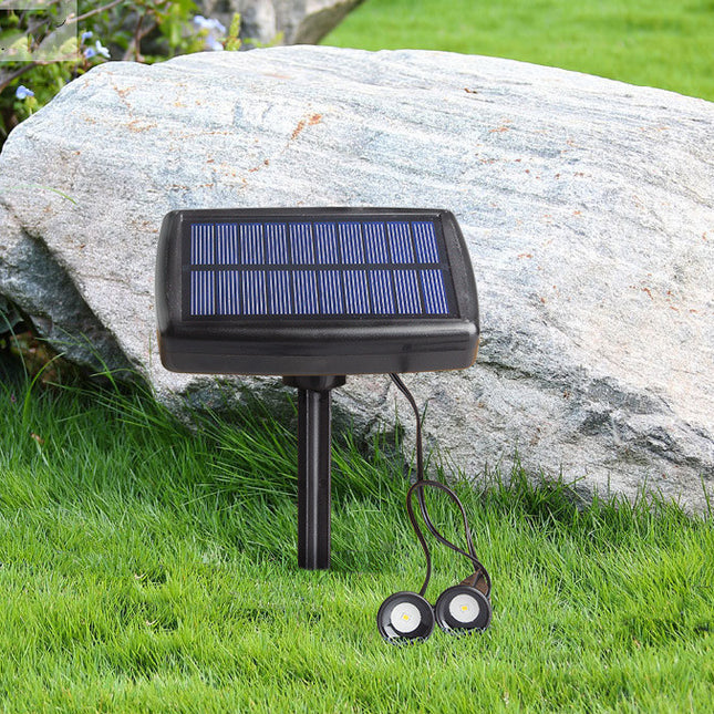 Solar Flower Pot Light LED Lawn Lamp White Or Warm Light IPX4 0.2W