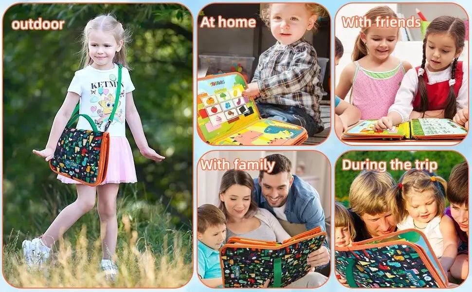 Wonderland Montessori Parish Toys Interactive Cloth Storybook - Inspiring Educational Adventure