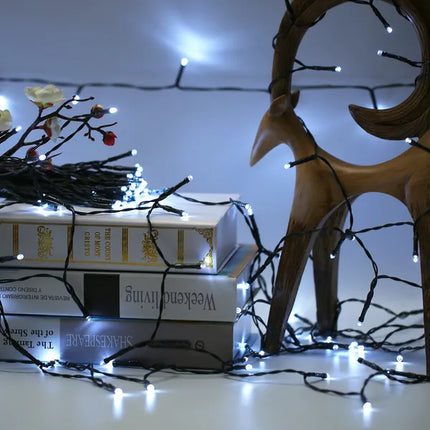Peekaboo Studio 100 LED Solar String Lights, 12M, Waterproof, 8 Modes