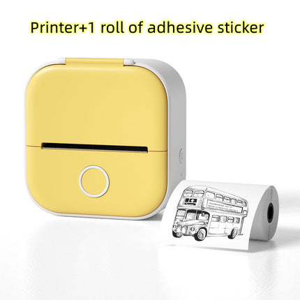Portable Mini Thermal Label Printer Home Photo Printer Student Wrong Q