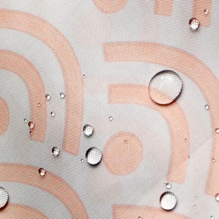 Gradient Wave Waterproof Shower Curtain | Mildew-Proof, 6 Sizes